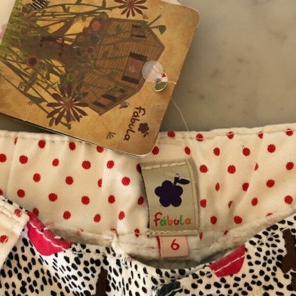 FABULA Print Elastic Waist Pants Trousers Size 6 - Picture 8 of 15